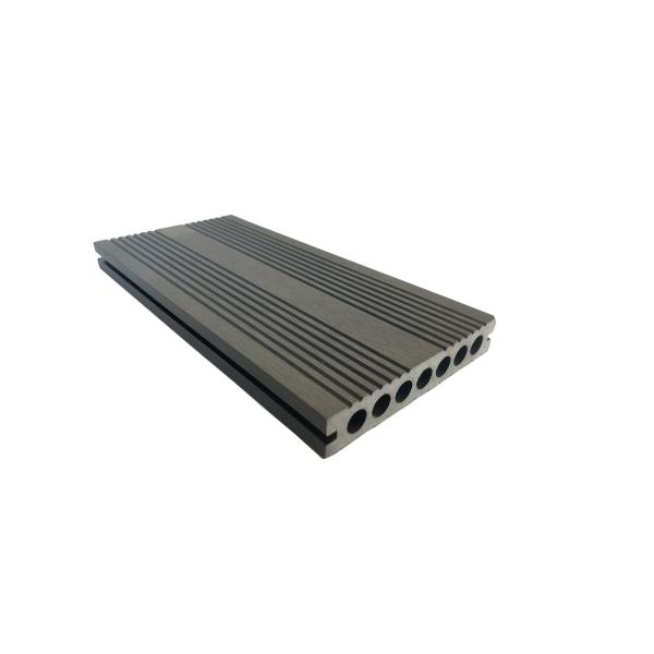Buy Brushing 140mm 25mm HDPE WPC Hollow Decking at wholesale prices