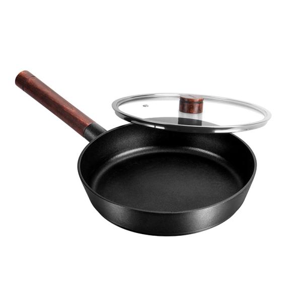 Buy ILAG Coating Aluminum Stir Frying Pan Less Oil Scratch Resistant at wholesale prices