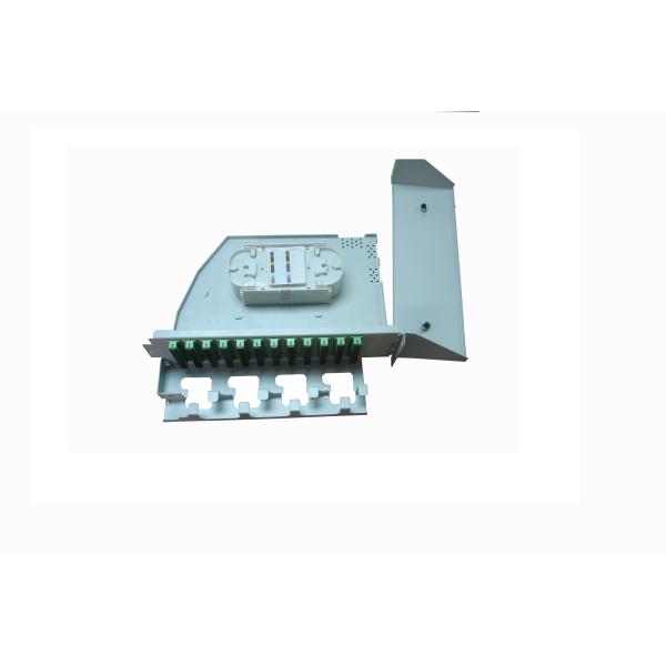 Buy 19inch Rotary Fiber Optic Patch Panel Cold Roll Steel Material at wholesale prices