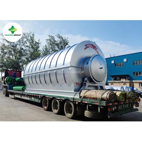 Buy Continuous Pyrolysis Plant Waste Plastic To Petrol Recycling Machine at wholesale prices