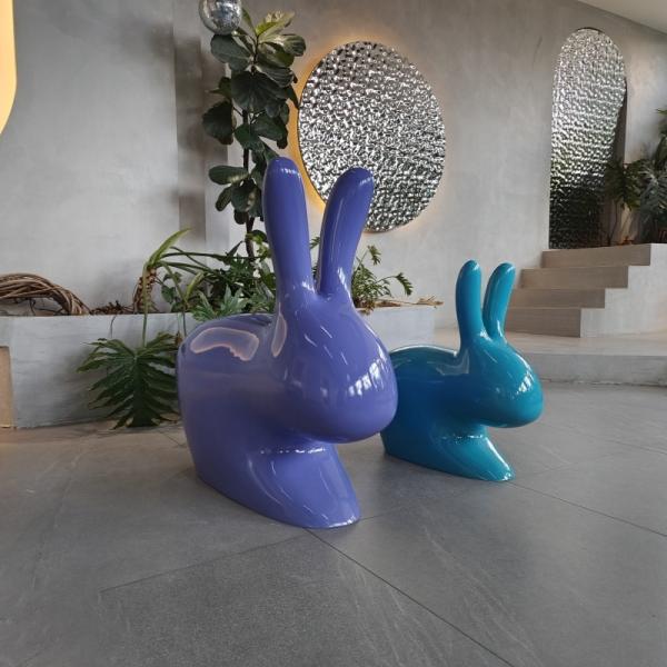 Buy Large Lightweight Fiberglass Furniture With Personalized Logos Resin Table Sets at wholesale prices