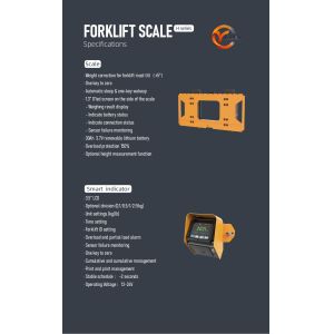 Forklift Truck Weighing Lift Truck Scales Attachment