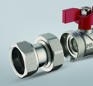Buy DN20 DN25 Nickel Plated Brass Ball Valve Built In Strainer at wholesale prices