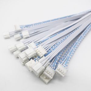 China Customized Yellow JST Dupont Molex Connector Flat Cable Wire Harness for EURO Market on sale