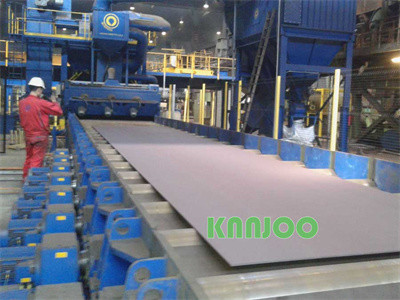 Versatile Sa 2.5 Steel Plate Shot Blasting Machine - Cleaning Intensity 25-45m