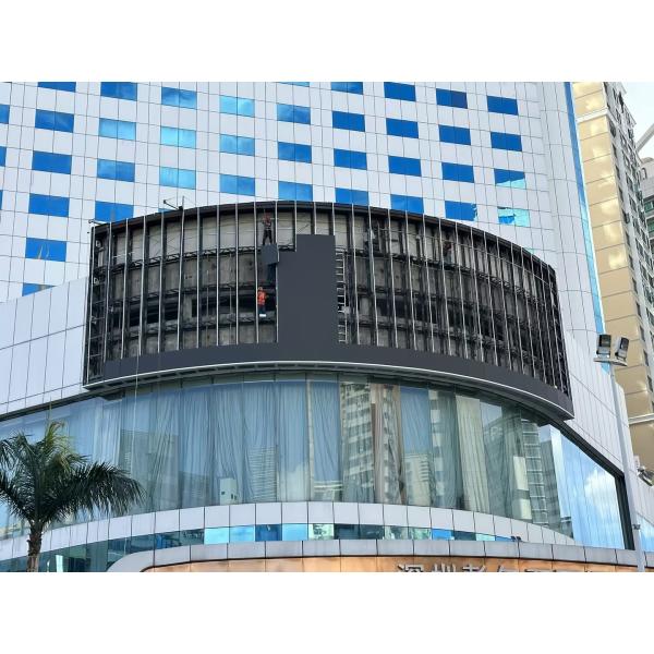 Customized Screen Size Outdoor Full-Colour LED Wall Ideal for Video Display