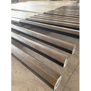 25ft 3mm Thick Q345 Electrical Power Pole With Bituminous Paint