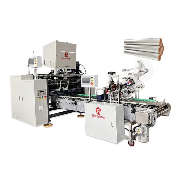 Fully Automatic Foil Slitting Rewinding Machine 4 Spindles Aluminum Foil