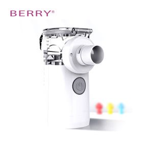Quality White Portable Handheld Mesh Nebulizer Automatic Shutdown Without Liauid for sale