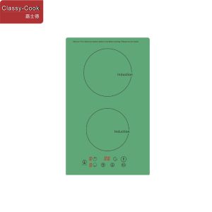 220V~240V Double Induction Cooktop For Pink Marble Countertop