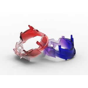 OEM / ODM : custom molding / Transparent earphone left fixing bracket (1*8) No