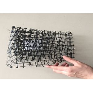 Black / Blue Plastic Deer Fence , Deer Fence Netting With UV Protection