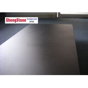 19 Mm Thickness Epoxy Resin Slabs Black Color For Lab WorkTop , Matte Surface
