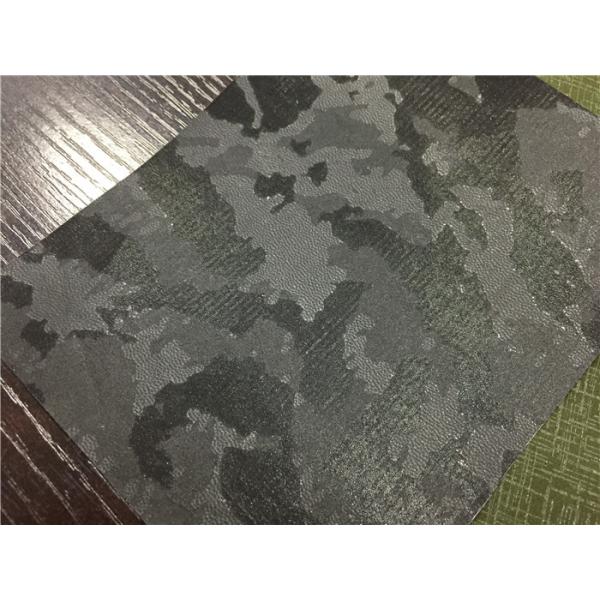 Camo / Leopard Print Synthetic Leather Fabric 0.15mm Dupont Paper Coated For