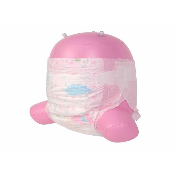 Buy Customized Blue ADL Baby Cotton Diapers pants PE Breathable Backsheet at wholesale prices