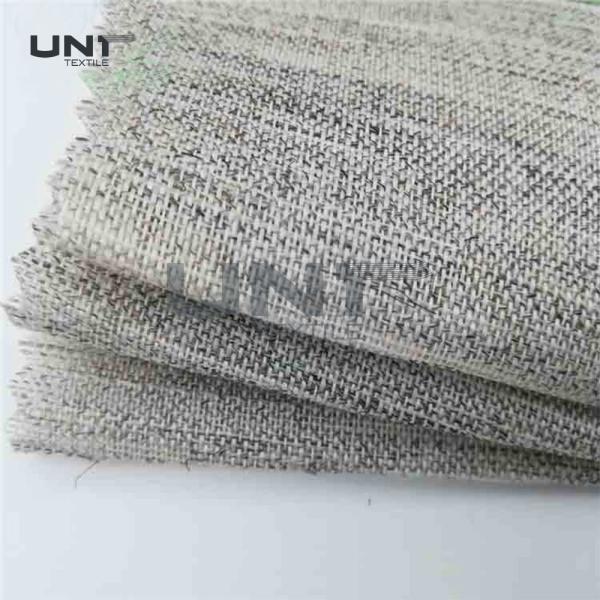 Canvas Smoothly Hair Interlining Elastic For Suit / Uniform / Jacket