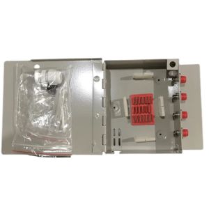 FTTH Mini Wall Mount Fiber Optic Terminal Box 8Port SC / LC / ST / FC