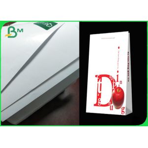 PE Laminated White Paper Glossy Coated Base Paper 80gsm + 10g