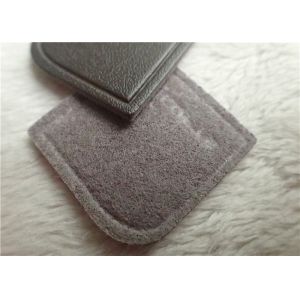 Nigger - Brown Veined Embossed Leather Patches High Frequency Brand Logo Sewing