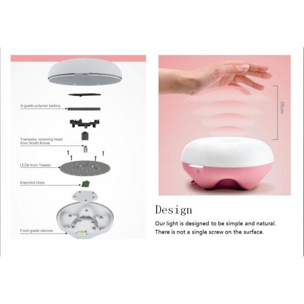 Wireless Sensor Lamp Night Light Eye Protection Magic Lamp Goodnight Lamp Donut Lamp Soft Light for Kids, Baby Gift, Liv
