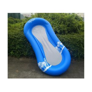 Blue Commercial Inflatable Water Toys Swim Floating Bed Size 170cm x 80cm