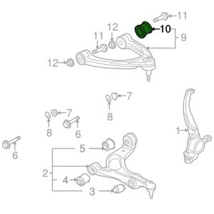 7L0407077 Suspension Parts Control Arm Bushing