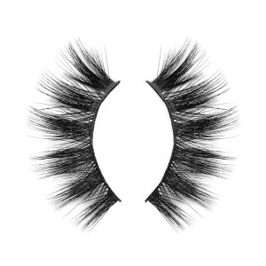 Natural Black Silk Strip Lashes , Handmade 3D Silk Lashes