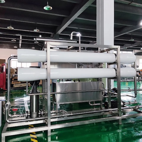 5000lph industrial ro water treatment plant With Stainless Steel Pretreatment Tank And Pipeline
