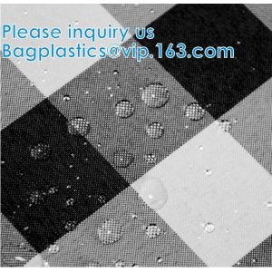 Tablecloth Rectangle Stain Resistant Spillproof Washable Polyester Gingham Table