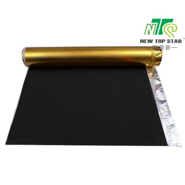 Gold High Density Laminate Flooring Underlayment , EVA Acoustic Sound Underlay Padding