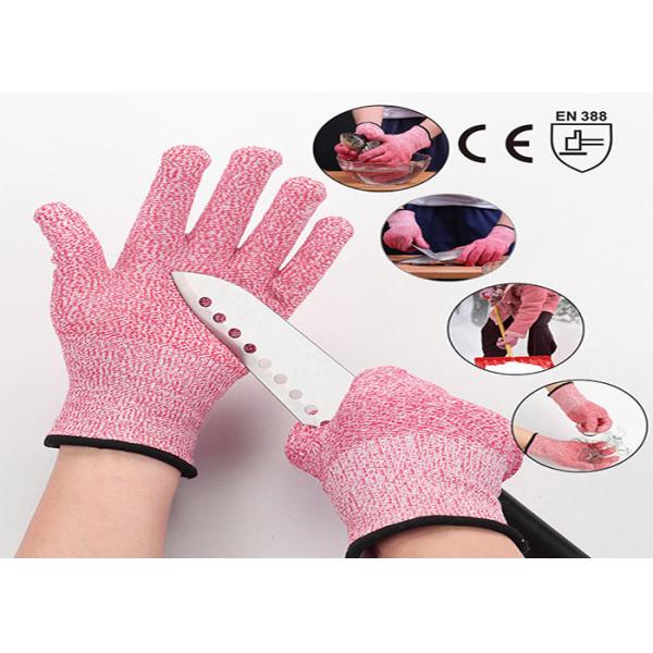 Food Grade Colored Kitchen Cut Resistant Gloves / Cut Resistant Hand Gloves For Meat