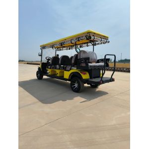 72V Lithium Electric Street Legal Buggy Golf Cart 5000Kw Electric Sightseeing 8
