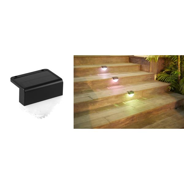 Unique light effect solar garden lights waterproof decorative outdoor stair