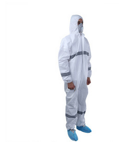 Buy Breathable SMS Disposable Protective Coveralls Disposable Dental Gowns at wholesale prices