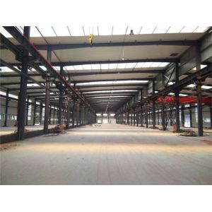 Prefabricated Commercial Metal Frame Warehouse With Solar Panel