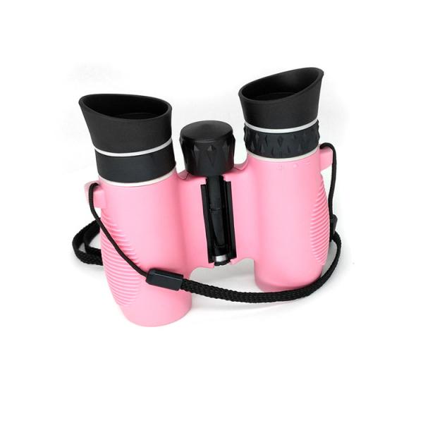 Buy Optical Bak4 Prism 6x21 Childrens Pink Binoculars Shockproof at wholesale prices