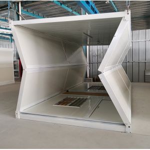Steel Structure Container House Foldable Rock Wool / Glass Wool Insulation