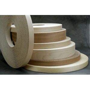 Fleece Backed Real Wood Veneer Edgebanding Wood Veneer Edge Banding Tape