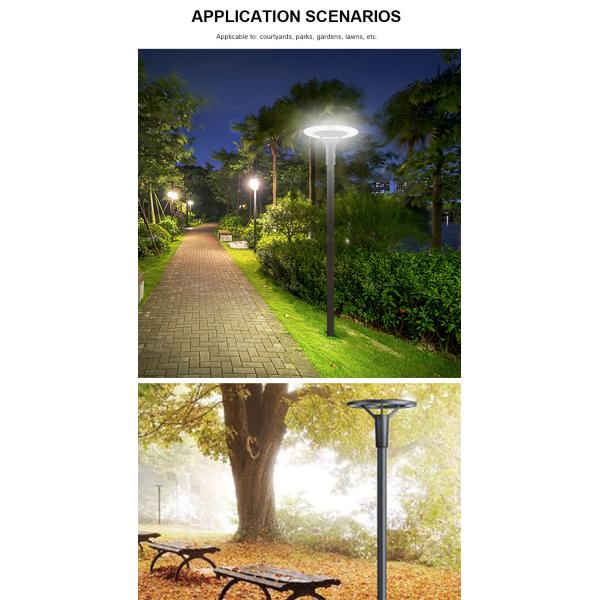Outdoor 3300LM-6600LM 30-60Watt LED Garden Lamp Long Lifetime