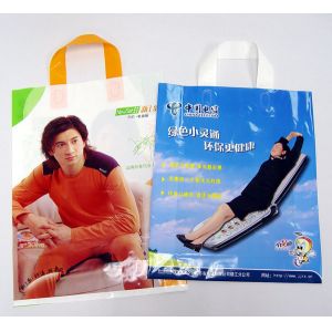 LDPE Loop Handle / Plastic Shopping Carrier Bags Regenerative