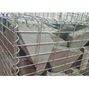 Quality Wire Mesh Gabion Basket Riverbed Protection Galvanized Craft OEM Service for sale