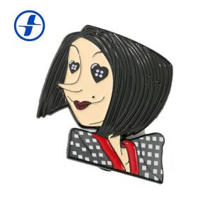 Quality Wholesale Customized metal plating soft enamel badge lapel pins for sale