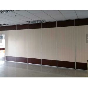 Hotel Restaurant Sliding Acoustic Partition Wall / Hanging Soundproof Room