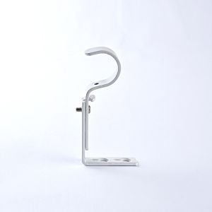 Custom Transparent Acrylic Curtain Rod Finials Single Bracket