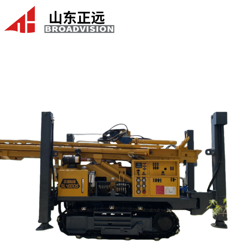 The fully hydraulic crawler-type water well drilling rig is suitable for various