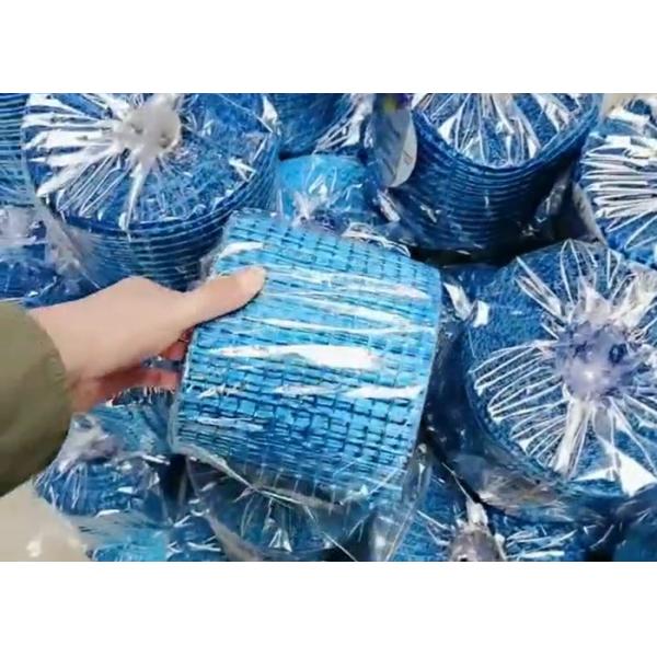 Buy Blue 10cm Width 120 Gram construction Fiberglass Mesh alkali free at wholesale prices