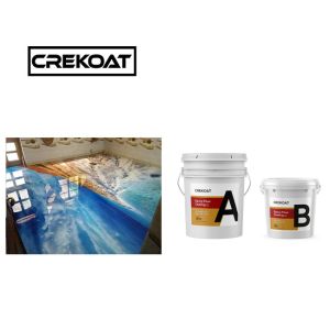 Crystal Waterproof Epoxy Resin Floor Coating Absolutely Immune 3D