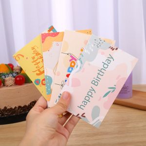 Cute Cartoon Children Birthday Greeting Card Folded