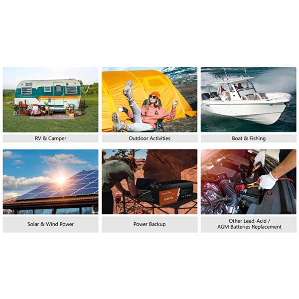 BMS 32700 LiFePO4 Battery Pack Rechargeable For Golf Car Home