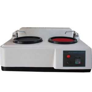 Quality 200mm Metallographic Sample Preparation Equipment Double Disks Touch Screen for sale